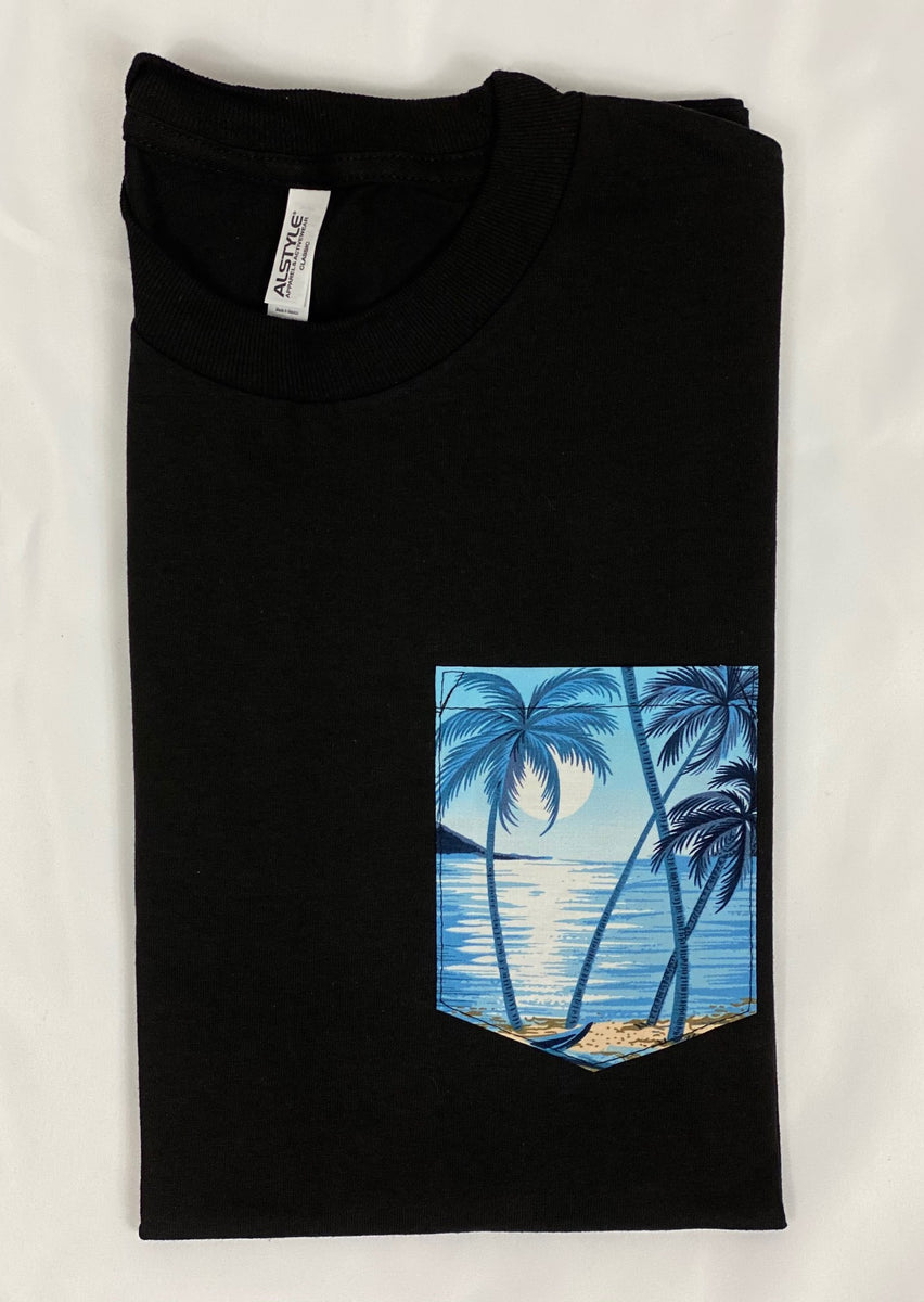 wind and sea ／ PALMTREE POCKET S/S TEE Palm Tree S/S Tee – WIND AND SEA