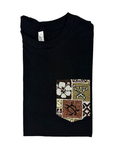 Tribal Pattern Pocket Tee