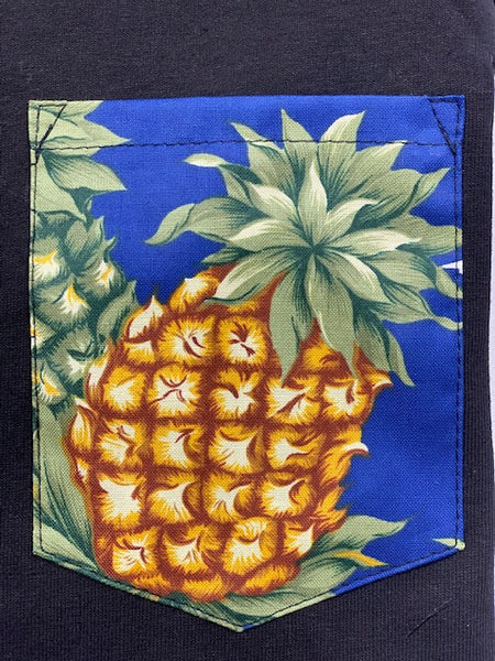 Gold Pineapple Pocket Tank Top