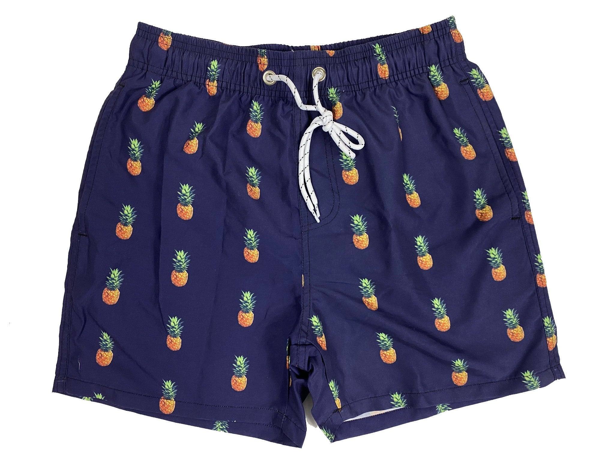 Tropical Pineapple Swim Trunks